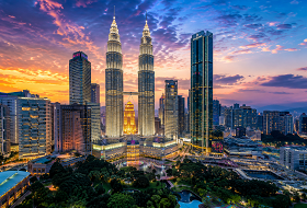 Malaysia holiday with Kuala Lumpur skyline