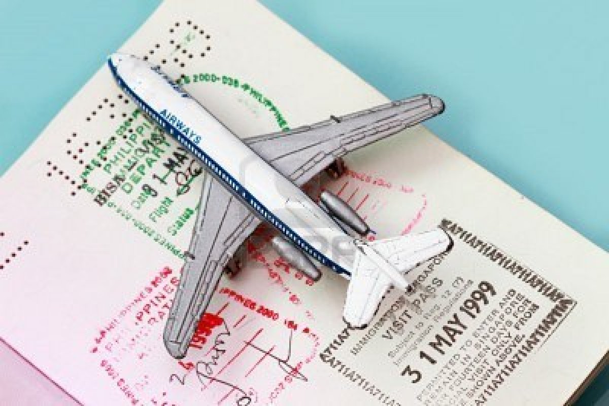 Family preparing Schengen visa application documents